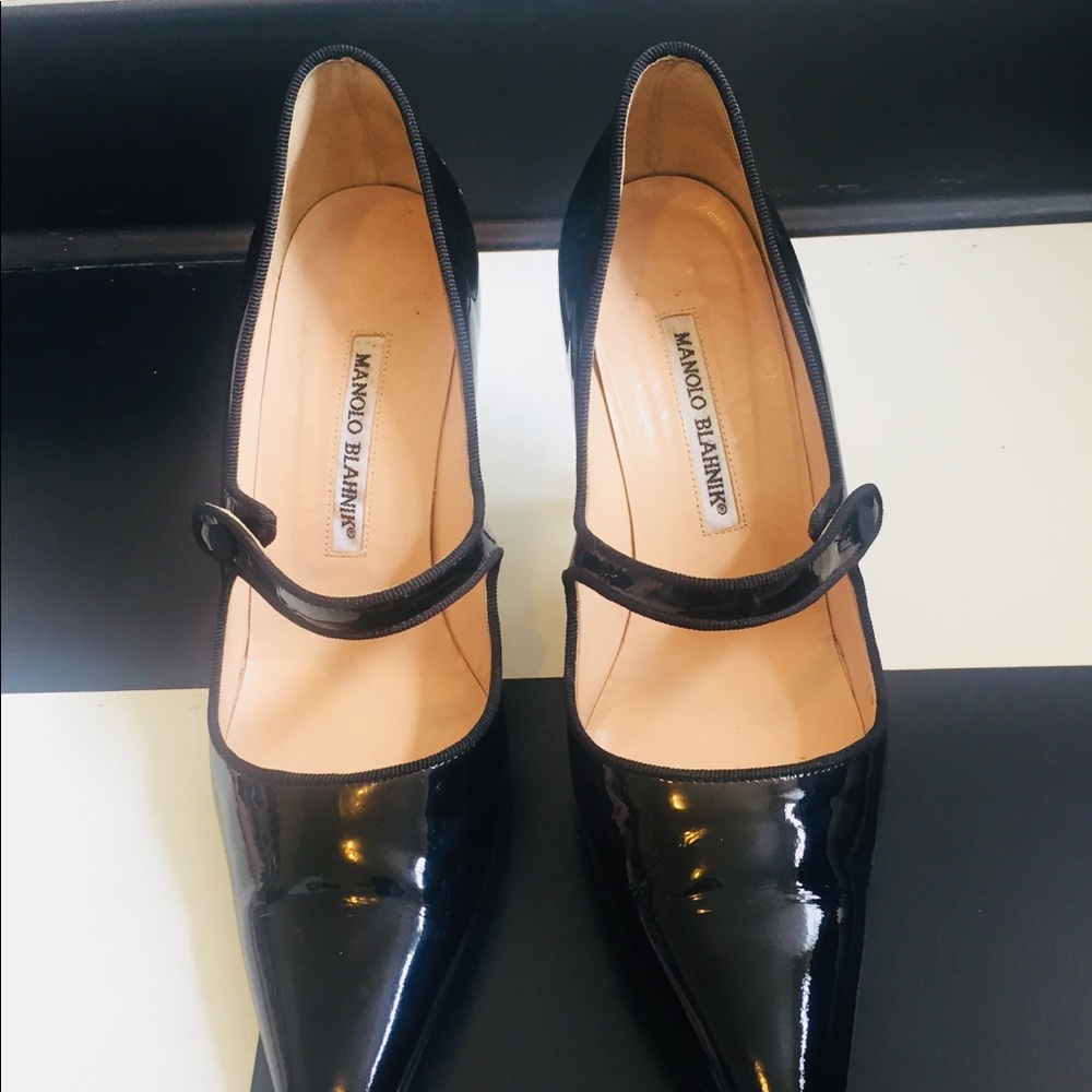 Manolo Blahnik Patent Leather Heels